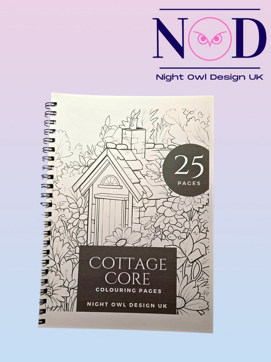 Cottage Core Colouring Book