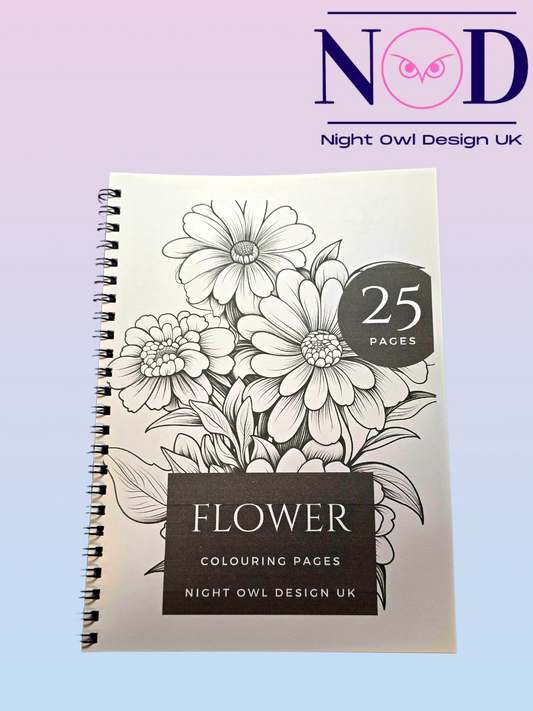 Flower Colouring Book