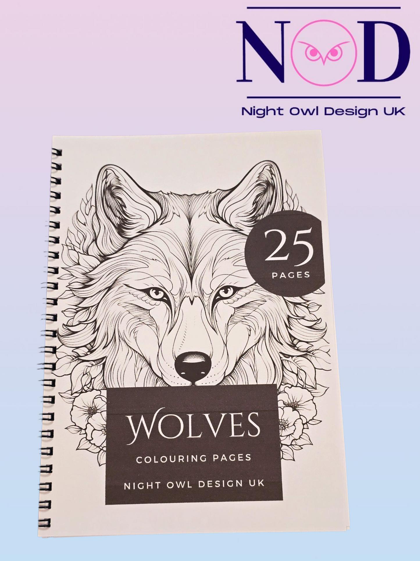Wolves Colouring Book