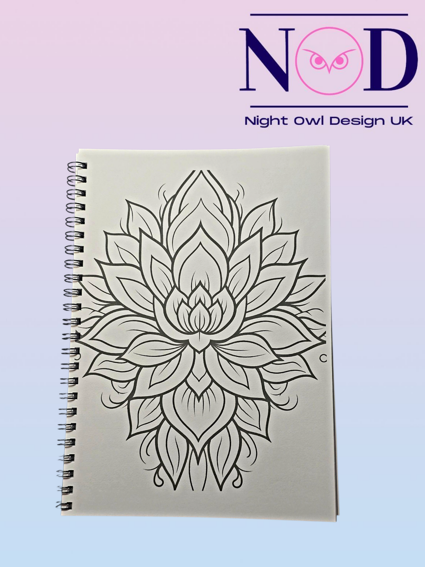 Volume 1 Large Mandalas Colouring Book