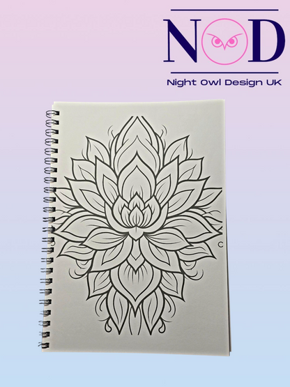 Volume 1 Large Mandalas Colouring Book