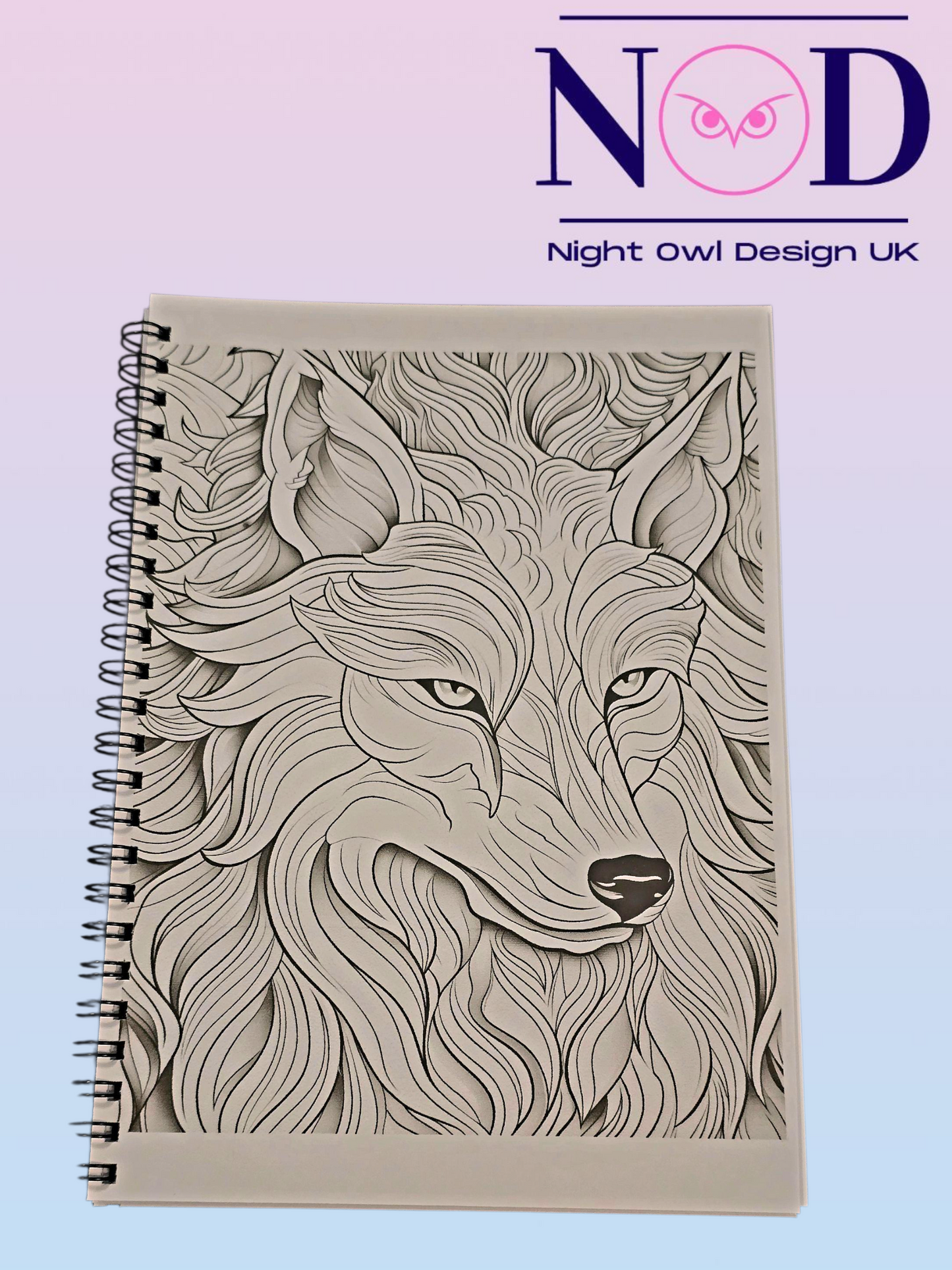 Wolves Colouring Book