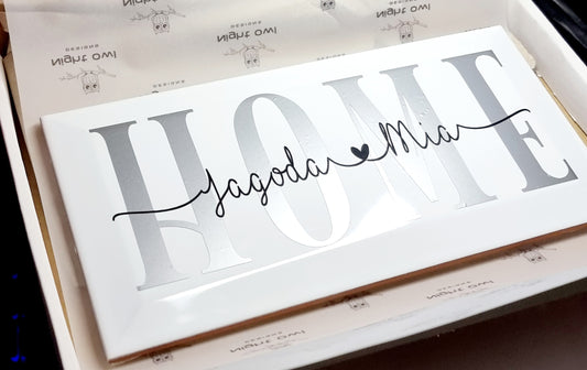 Personalised Home Tile