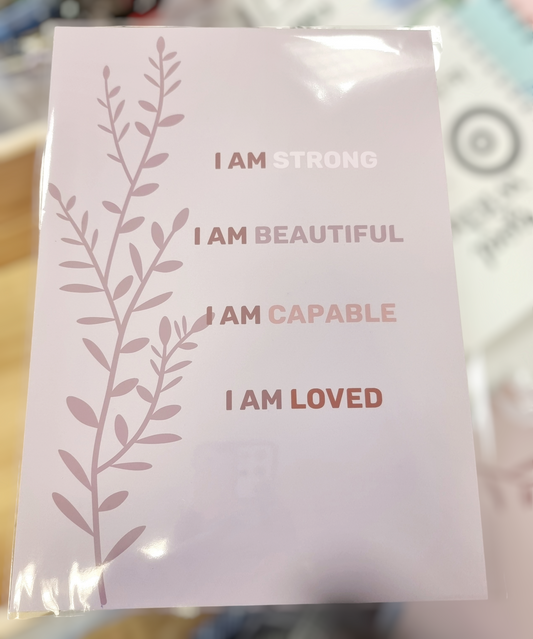 I Am Strong Print