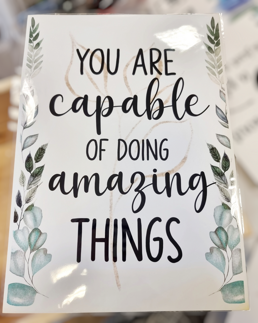 You Are Capable Print